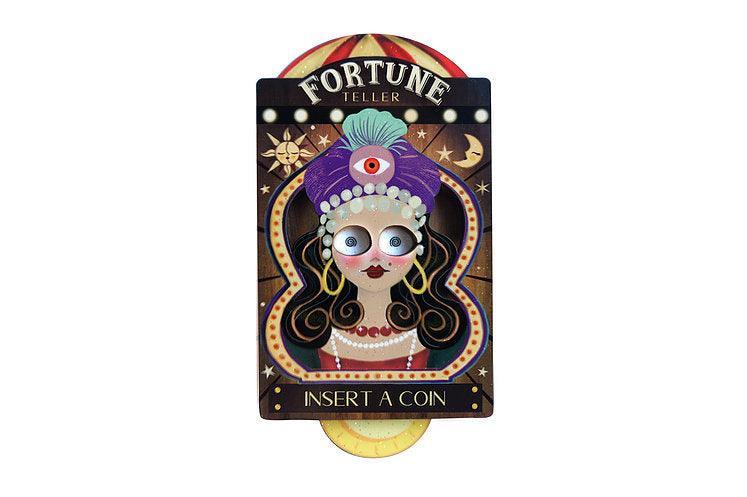 Fortune Teller Interactive Halloween Brooch by Laliblue