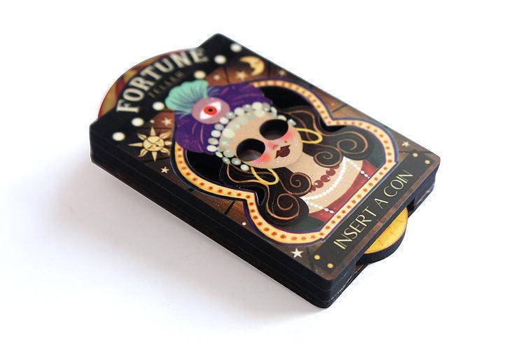 Fortune Teller Interactive Halloween Brooch by Laliblue