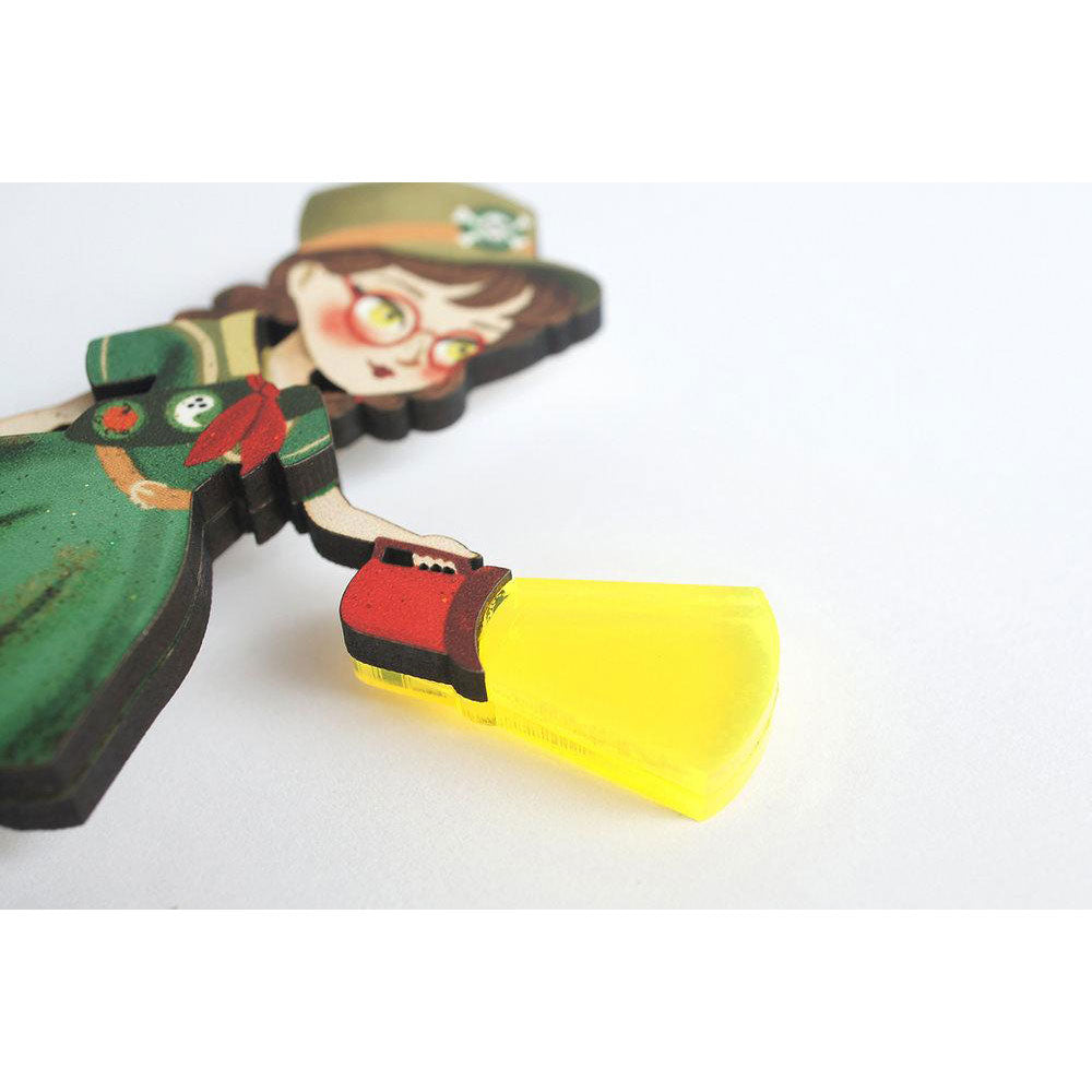 Girl Scout Brooch by Laliblue