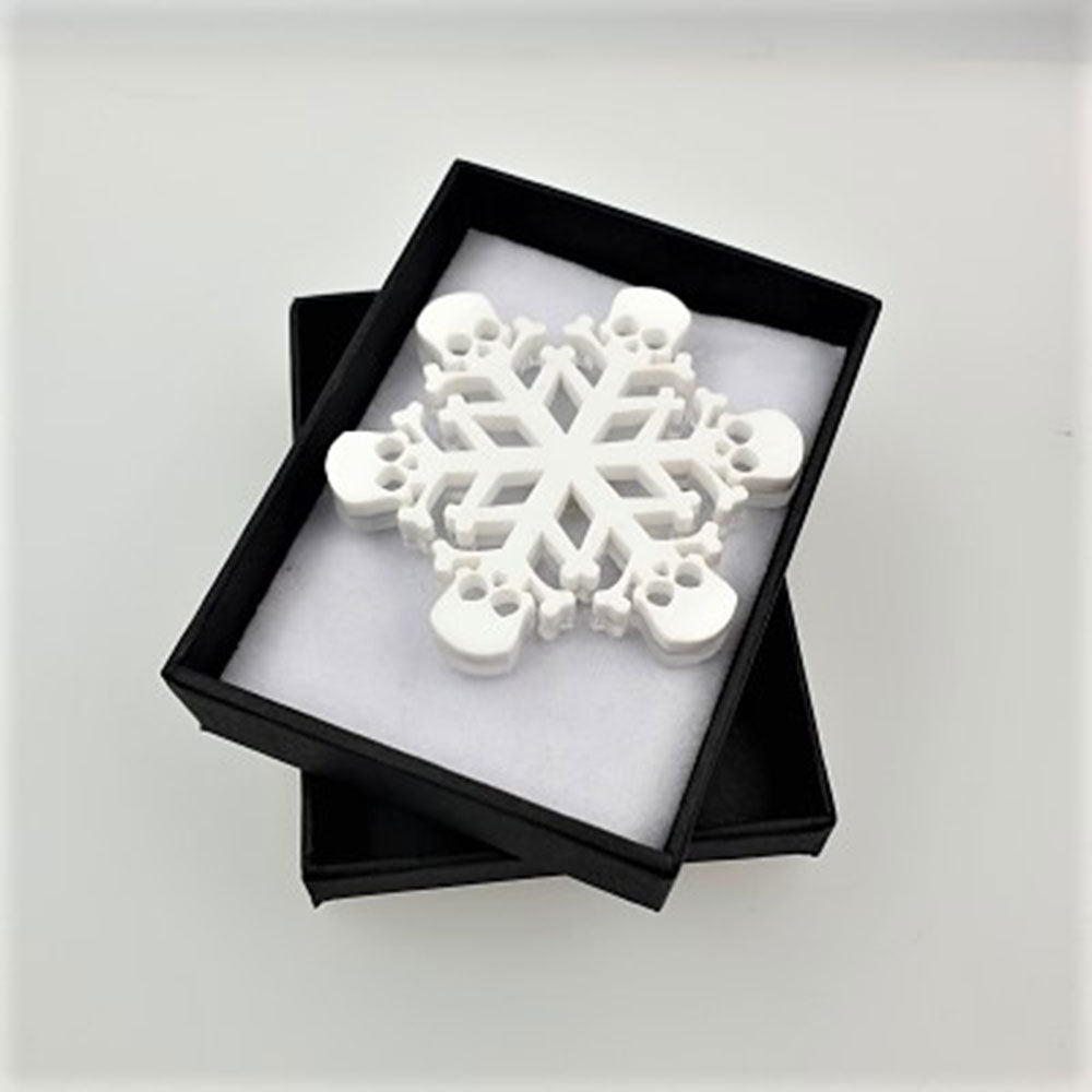 Gothic Snowflake Pin by Cherryloco