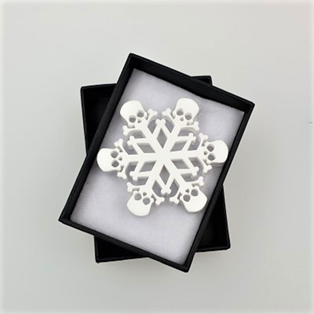 Gothic Snowflake Pin by Cherryloco