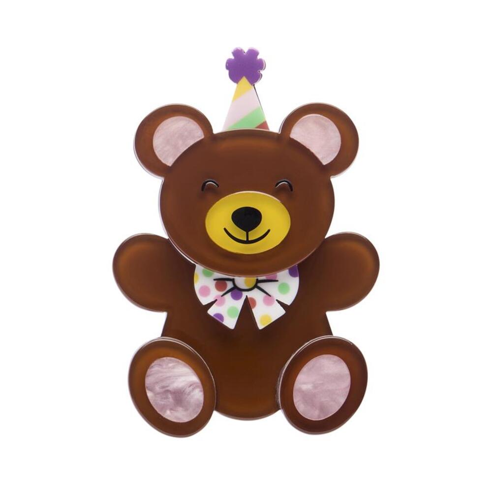 Grand Prize Teddy Brooch by Erstwilder