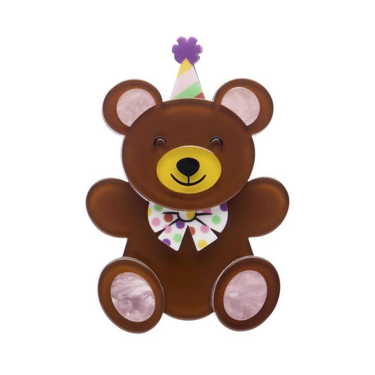 Grand Prize Teddy Brooch by Erstwilder