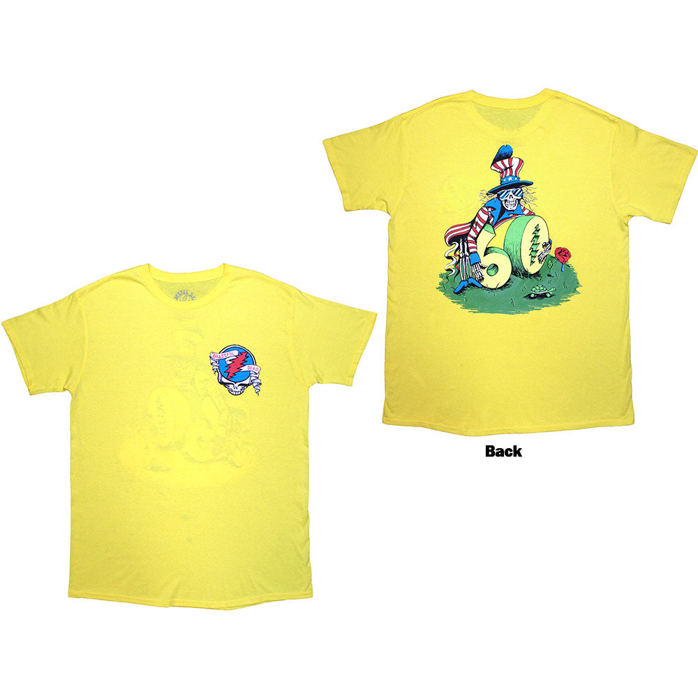 Grateful Dead Rose Pose Yellow