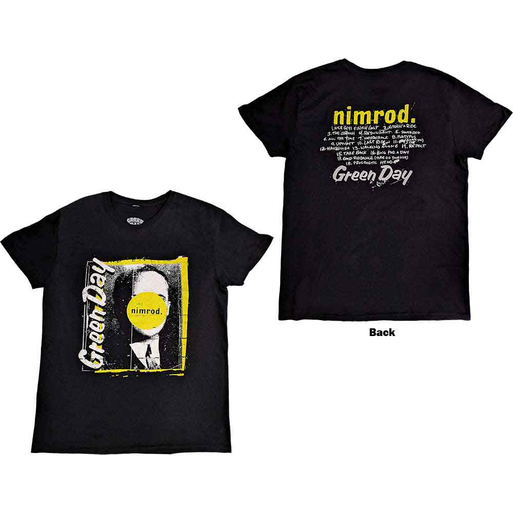 Green Day Nimrod Tracklist [T-Shirt]