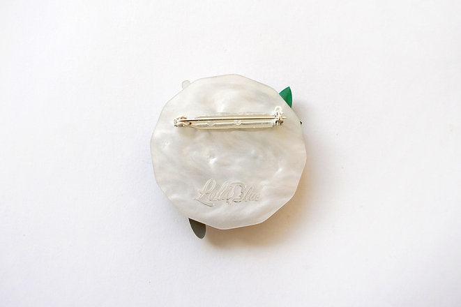 Green Tea Brooch by Laliblue