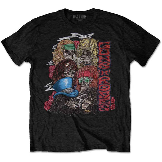 Guns N' Roses Stacked Skulls [T-Shirt]