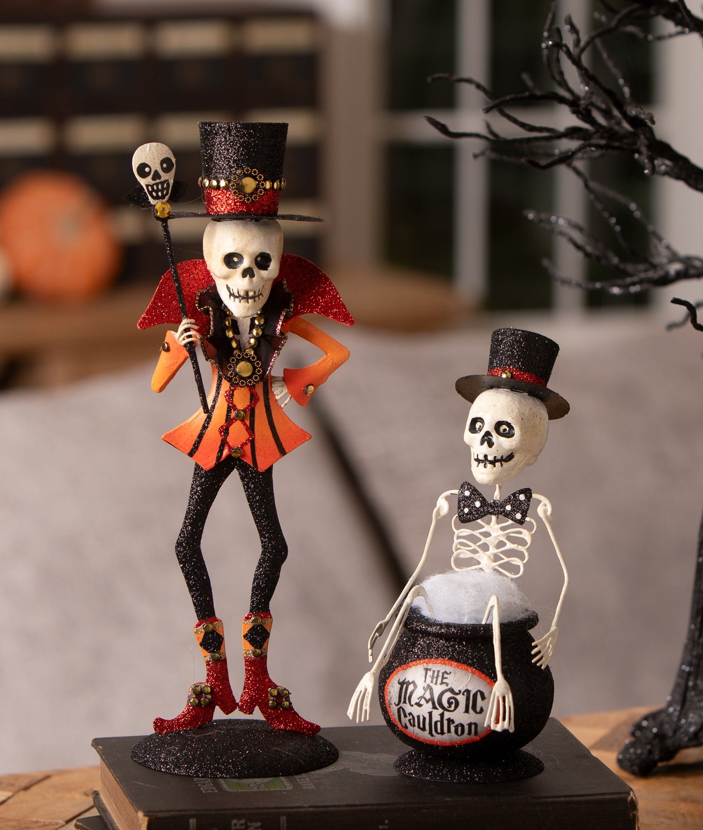 Magic Cauldron Skeleton | Halloween Decor | Bethany Lowe