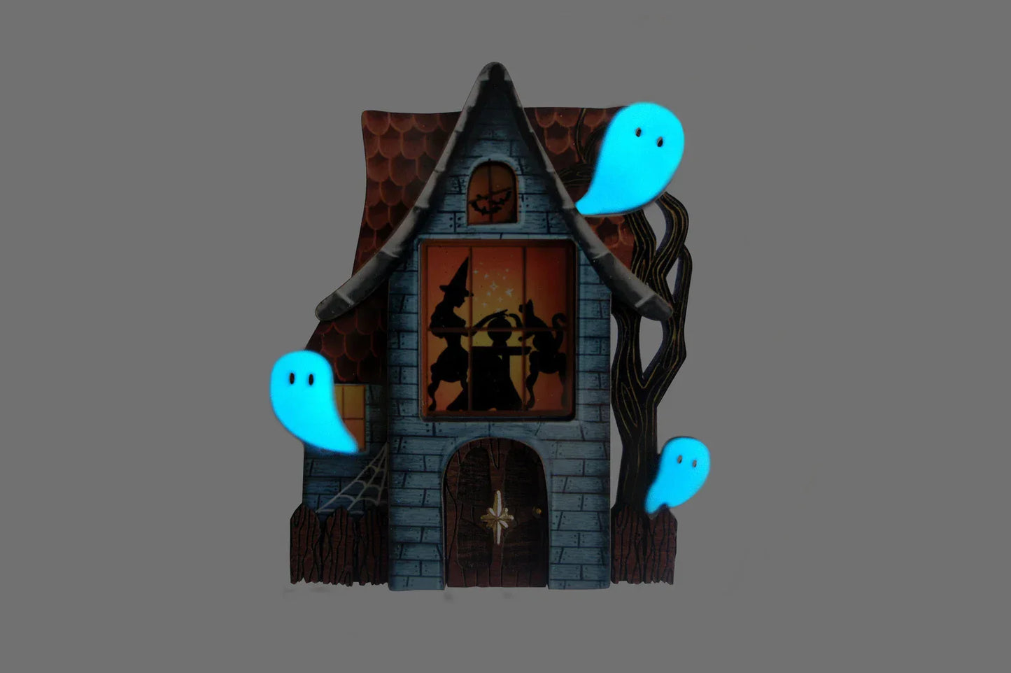 Haunted House Halloween Brooch by Laliblue