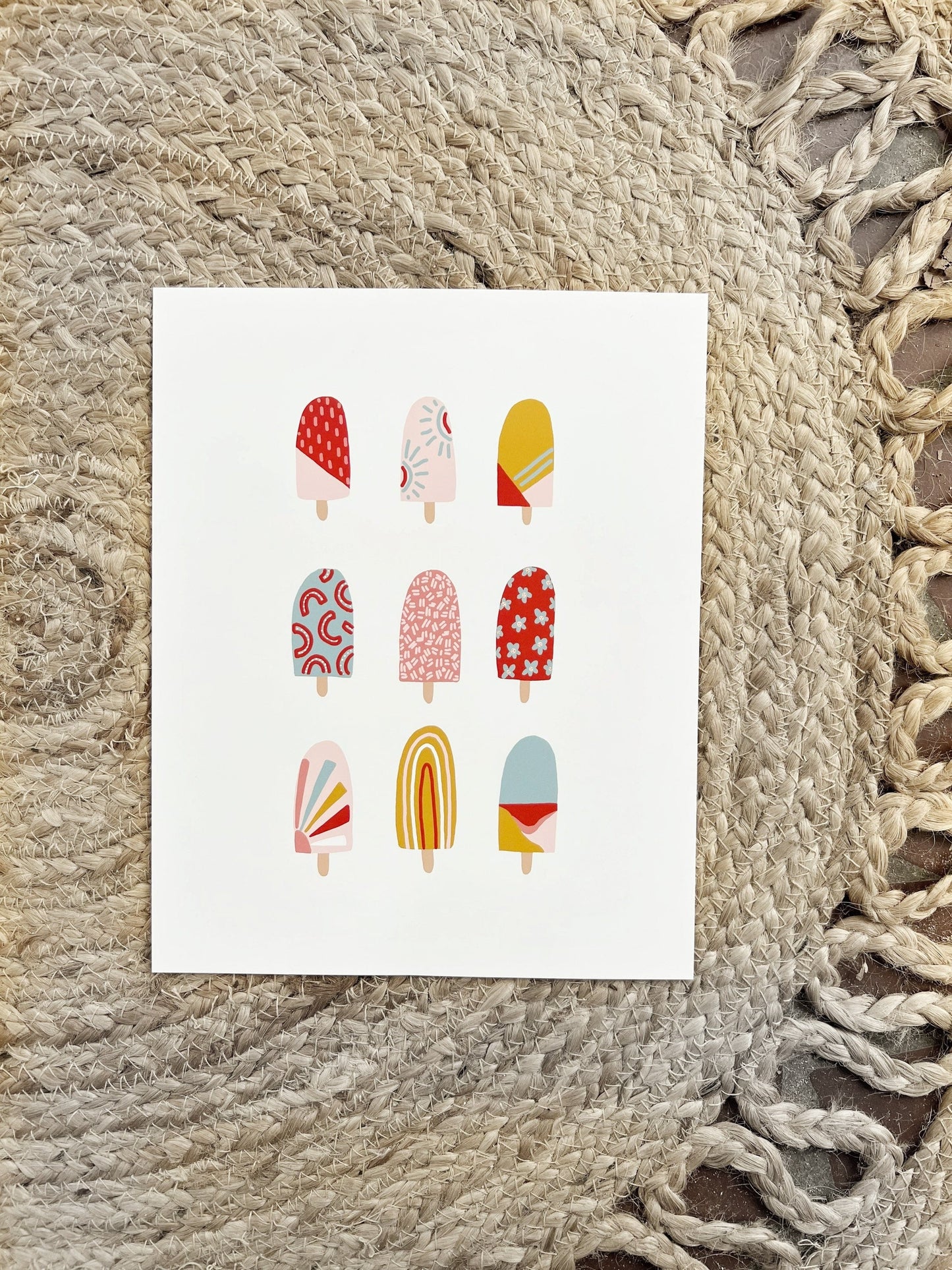 Popsicle Print - Spring and Summer Wall Art