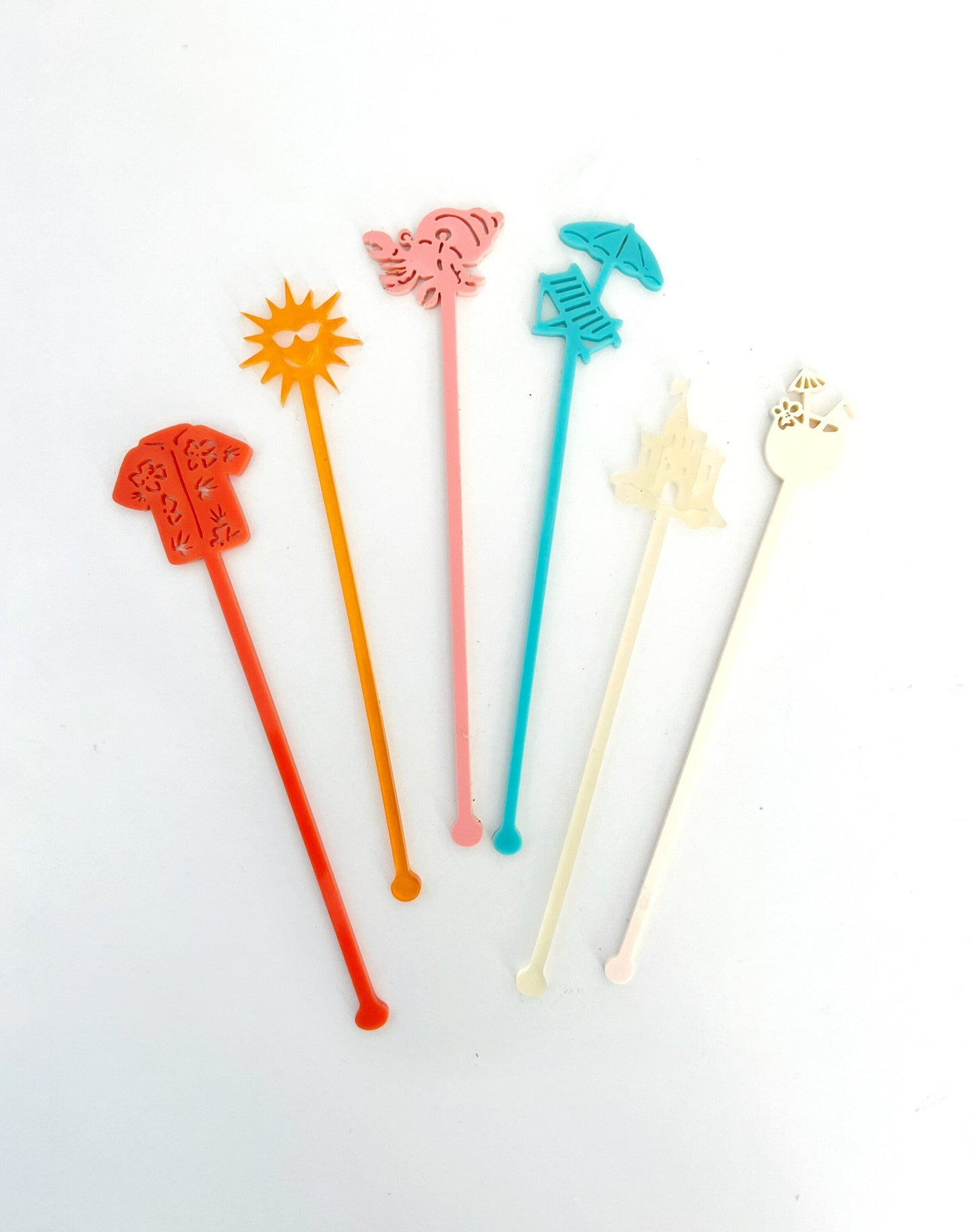 Summer Stir Sticks - Beach Set