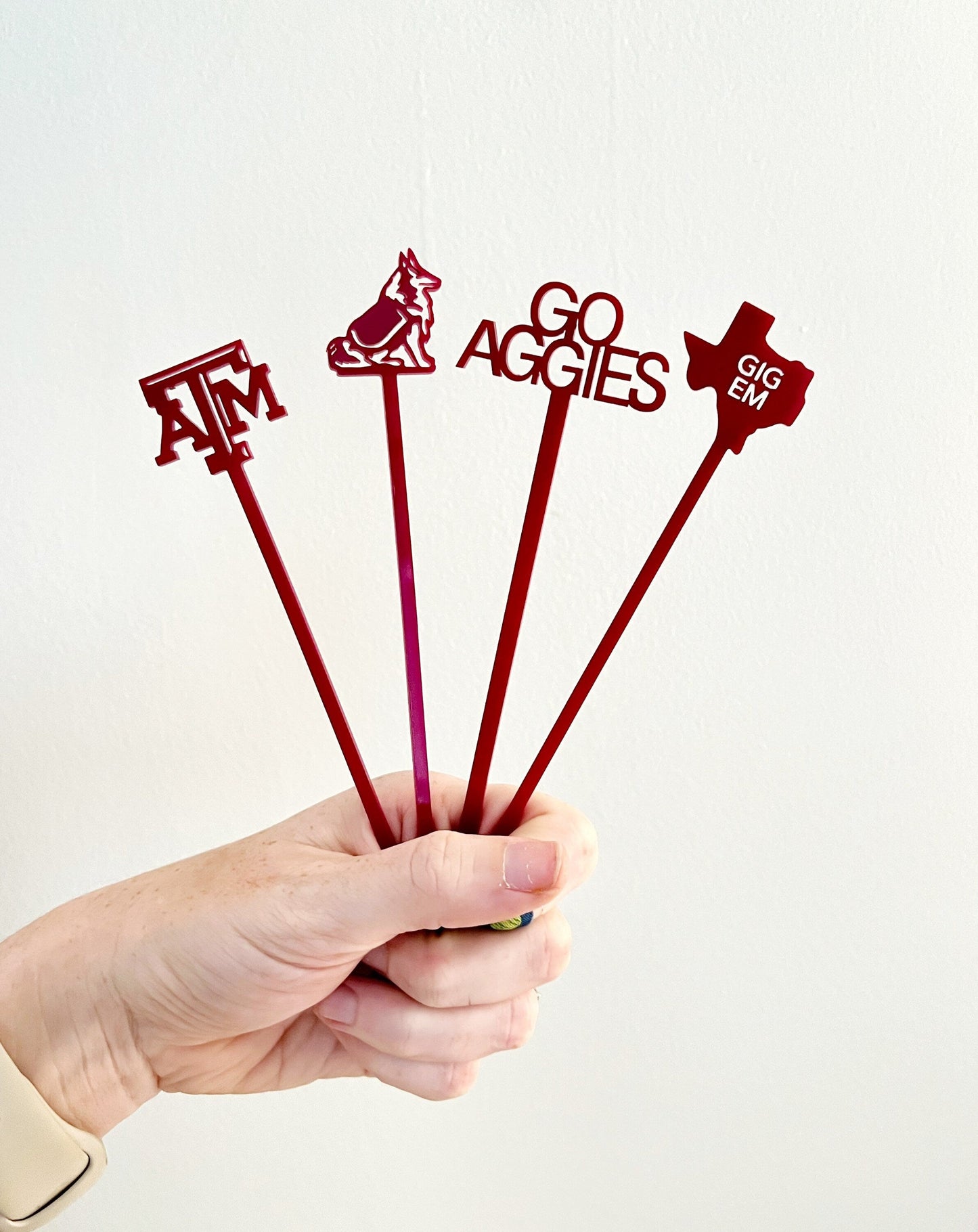 Texas A&M Stir Stick Set