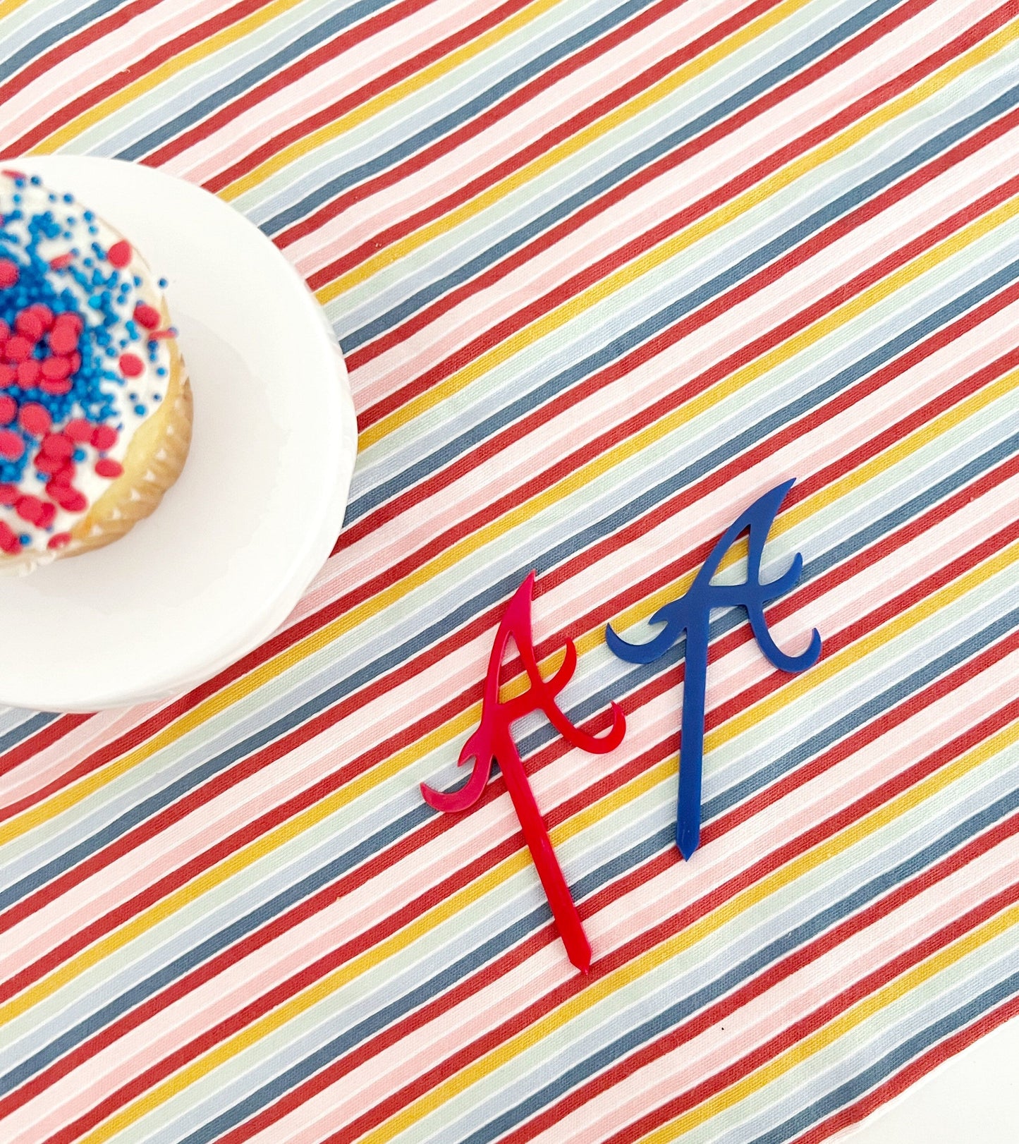 ATL Braves Cupcake Topper