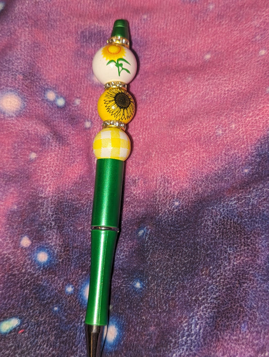 Pen Sunflower Green