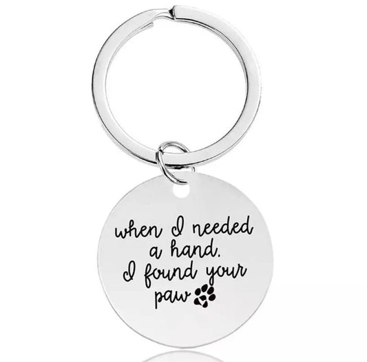 Keychain - I Found Your Paw