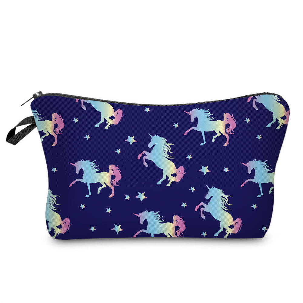 Pouch - Unicorn Navy Star