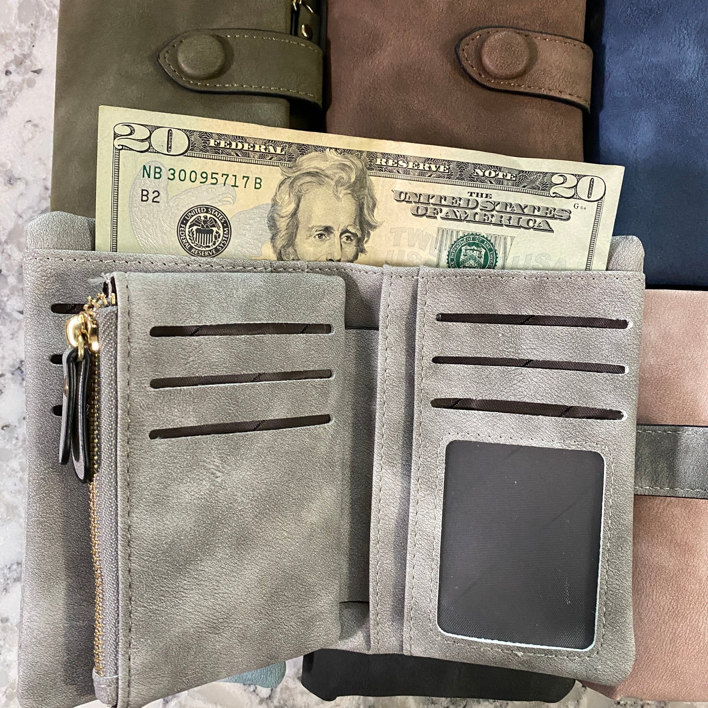 Wallet - Soft Faux Leather