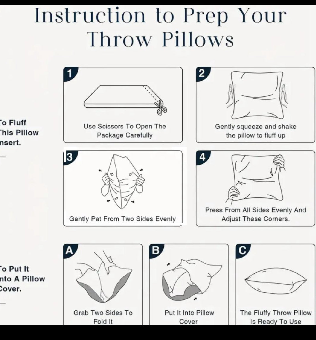 4pcs Throw Pillow Inserts, Square Cushion Inner Soft Fluffy Plump Stuffer Cushion Pillow Core White Pillow Inserts Christmas Decor Halloween Decor Bed Sofa Home Decor