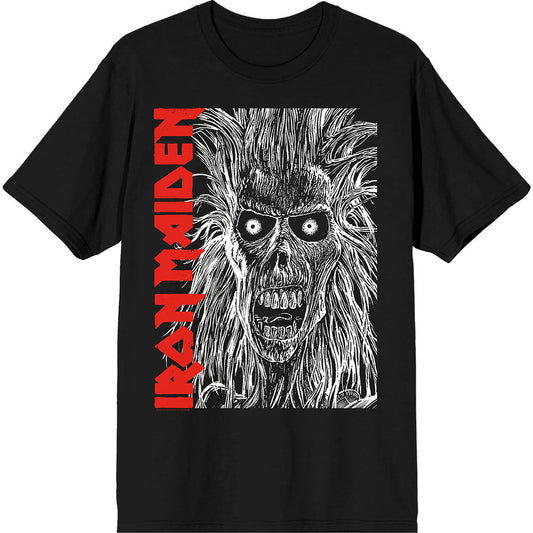 Iron Maiden Eponymous Face Red Logo [T-Shirt]