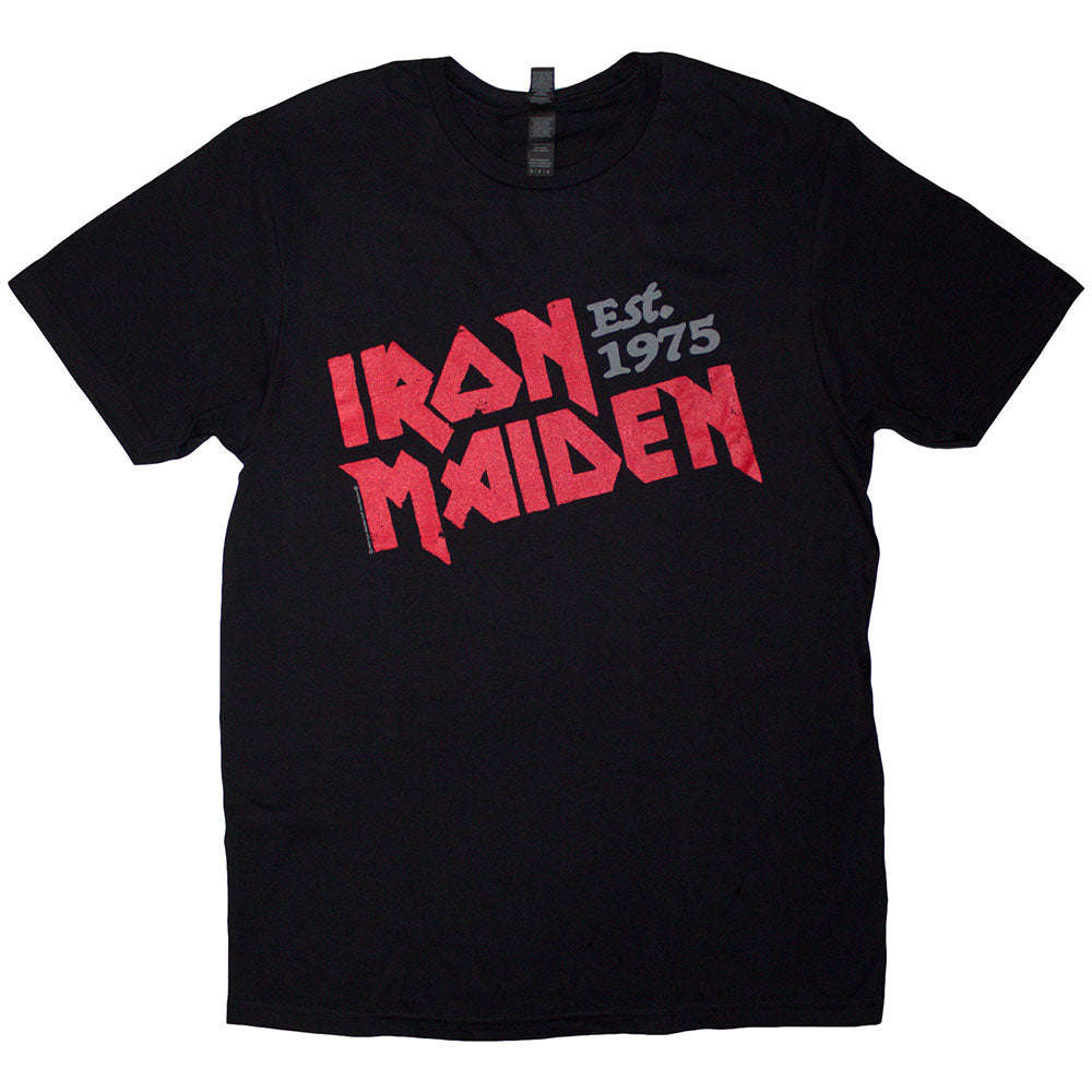 Iron Maiden Est. 1975 Slanted Logo