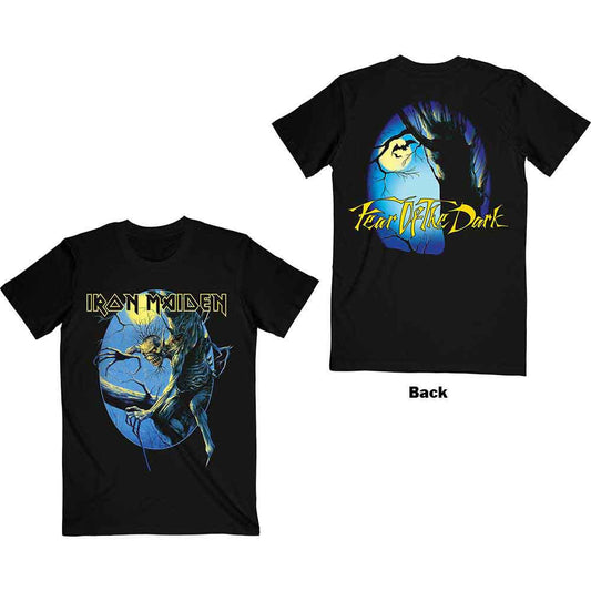 Iron Maiden Fear of the Dark Oval Eddie Moon [T-Shirt]