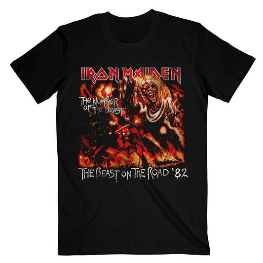 Iron Maiden Number Of The Beast The Beast On The Road Vintage [T-Shirt]