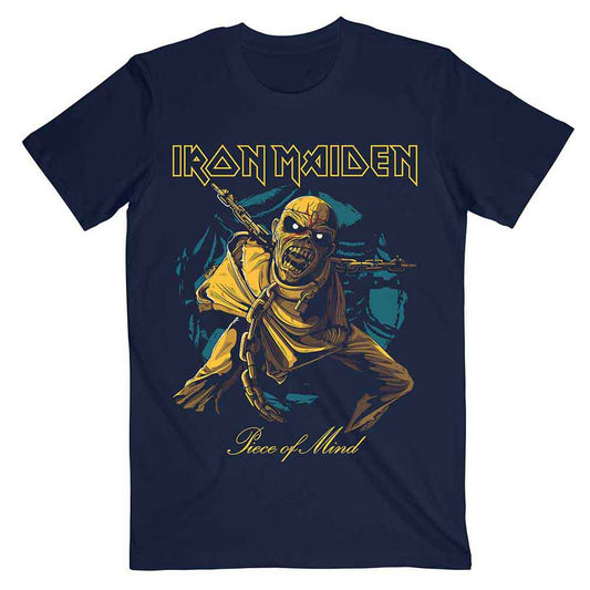 Iron Maiden Piece of Mind Gold Eddie [T-Shirt]