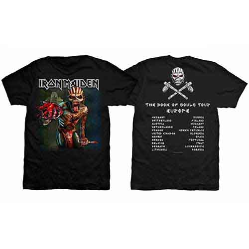 Iron Maiden The Book of Souls European Tour V.1 [T-Shirt]