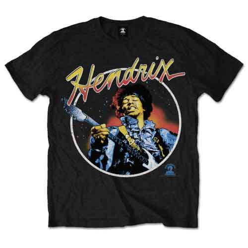 Jimi Hendrix Script Circle [T-Shirt]