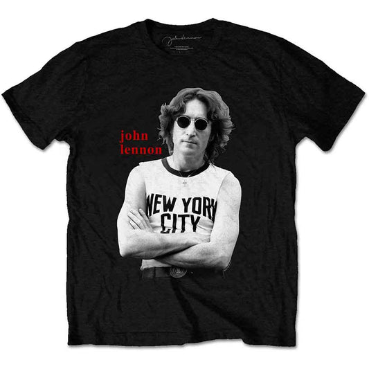 John Lennon New York City B&W [T-Shirt]