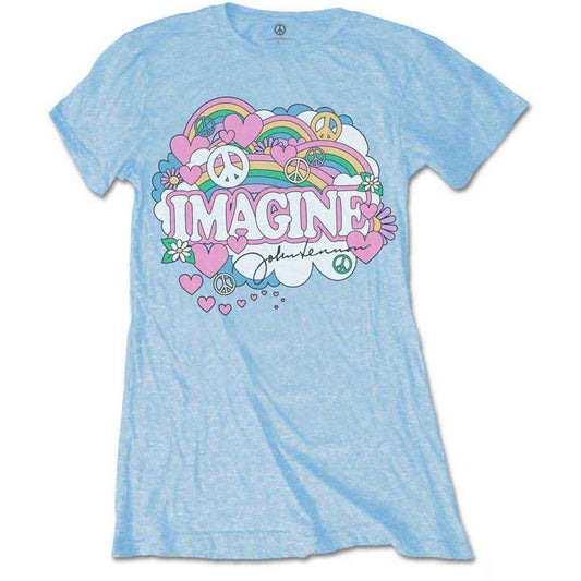 John Lennon Rainbows, Love & Peace [T-Shirt]
