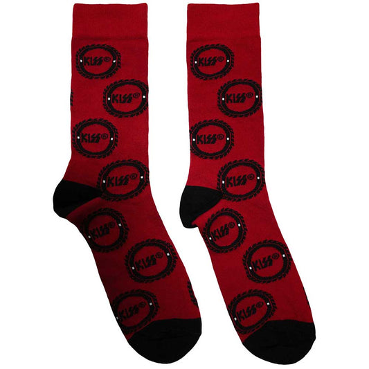 Kiss Buzzsaw Logo Pattern [Socks]