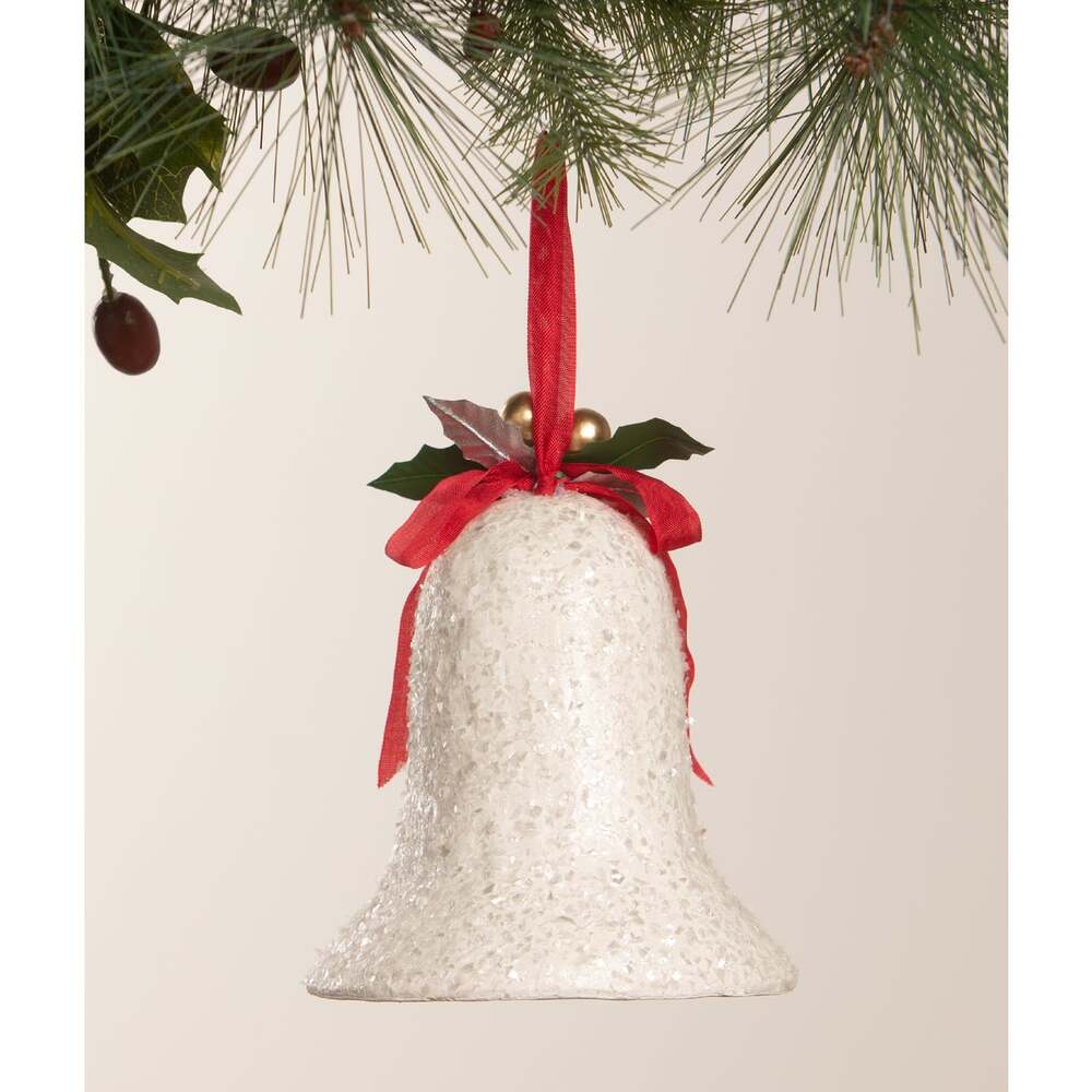 6" Kitschmas Santa in Bell by Bethany Lowe Designs