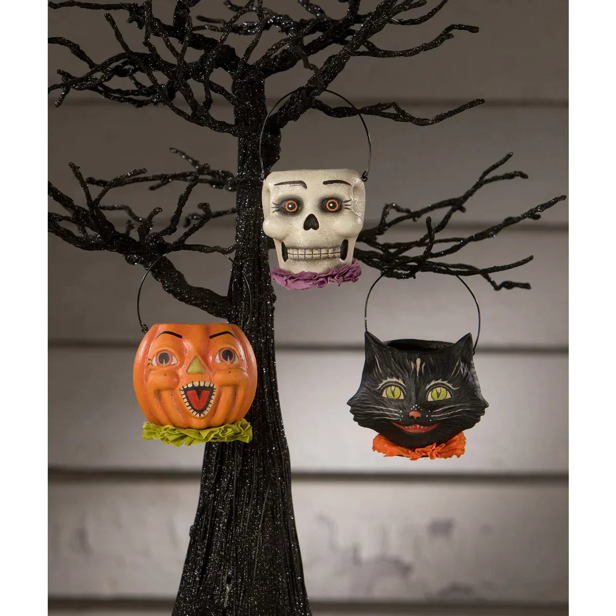 Kitty Bucket Ornament Mini by Bethany Lowe Designs