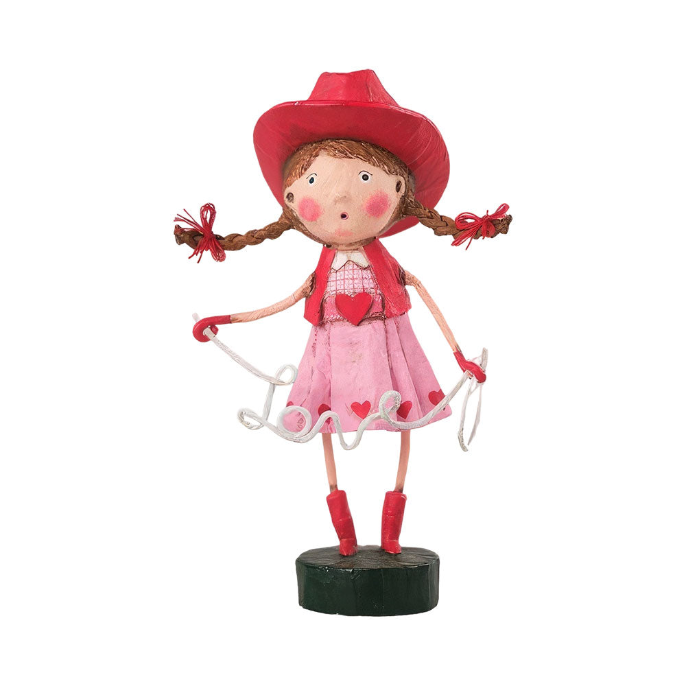 Lassoed by Love Valentine's Day Figurine by Lori Mitchell