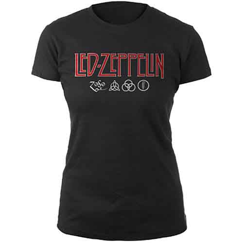 Led Zeppelin Logo & Symbols [T-Shirt]