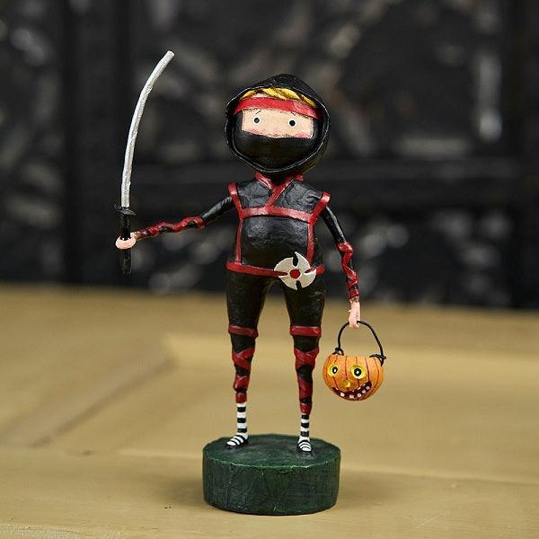 Lil' Ninja Halloween Figurine by Lori Mitchell RETIRED