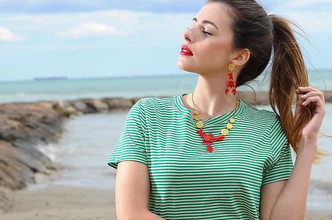Lobster Necklace by Laliblue