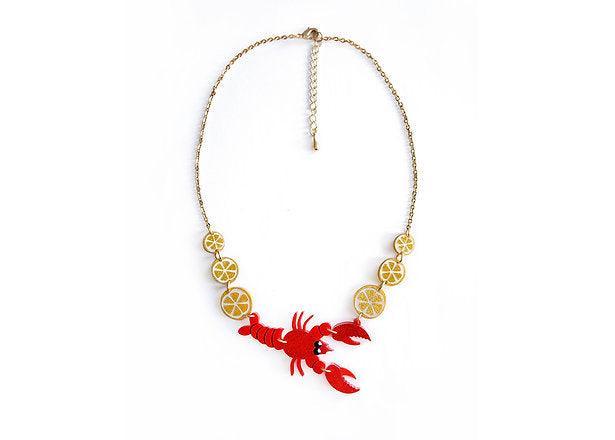 Lobster Necklace by Laliblue