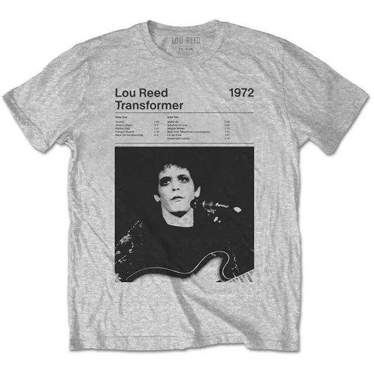 Lou Reed Transformer Track List [T-Shirt]