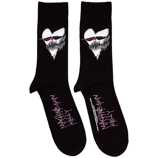 Machine Gun Kelly Heart Face [Socks]