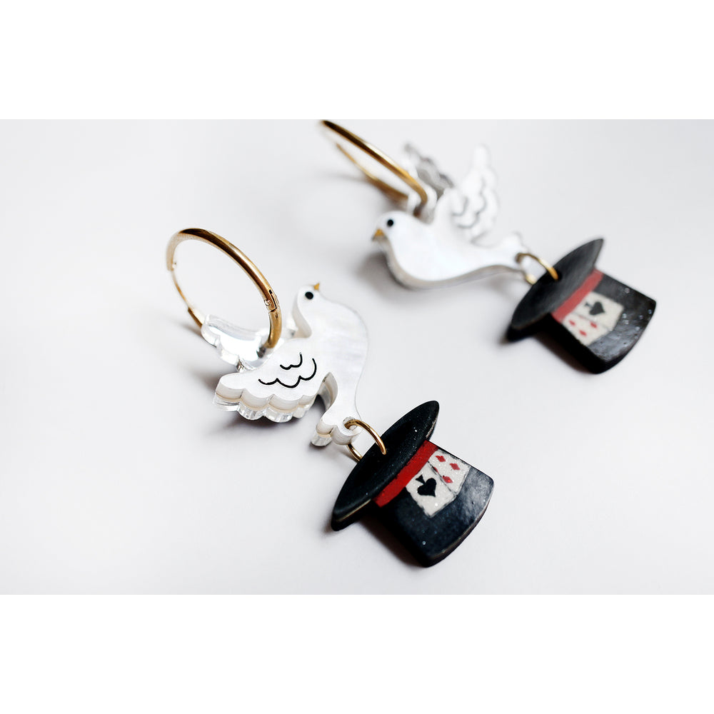 Magic Trick Earrings by Laliblue