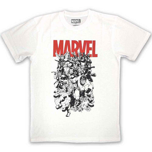 Marvel Comics Black & White Characters [T-Shirt]