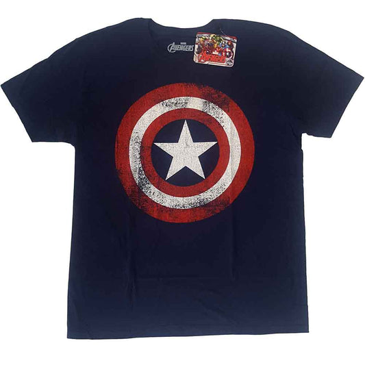 Marvel Comics Captain America Distressed Shield [T-Shirt]
