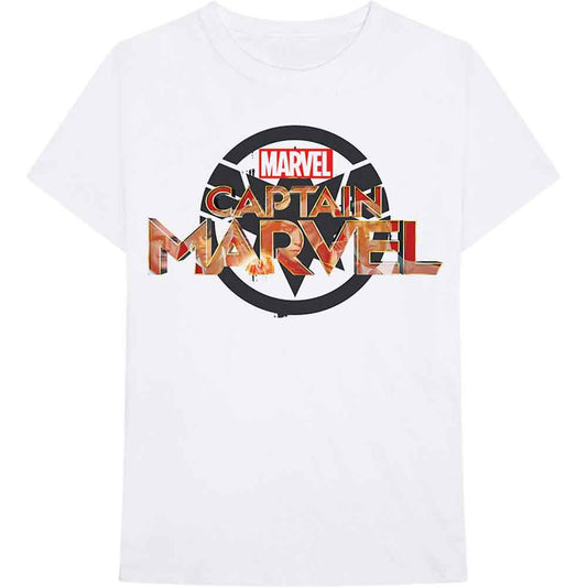 Marvel Comics Captain Marvel New Logo [T-Shirt]