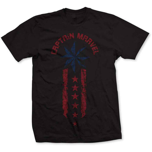 Marvel Comics Captain Marvel Star Stripe [T-Shirt]