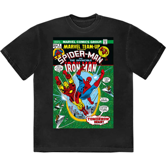 Marvel Comics Spiderman & Iron Man Comic Cover [T-Shirt]