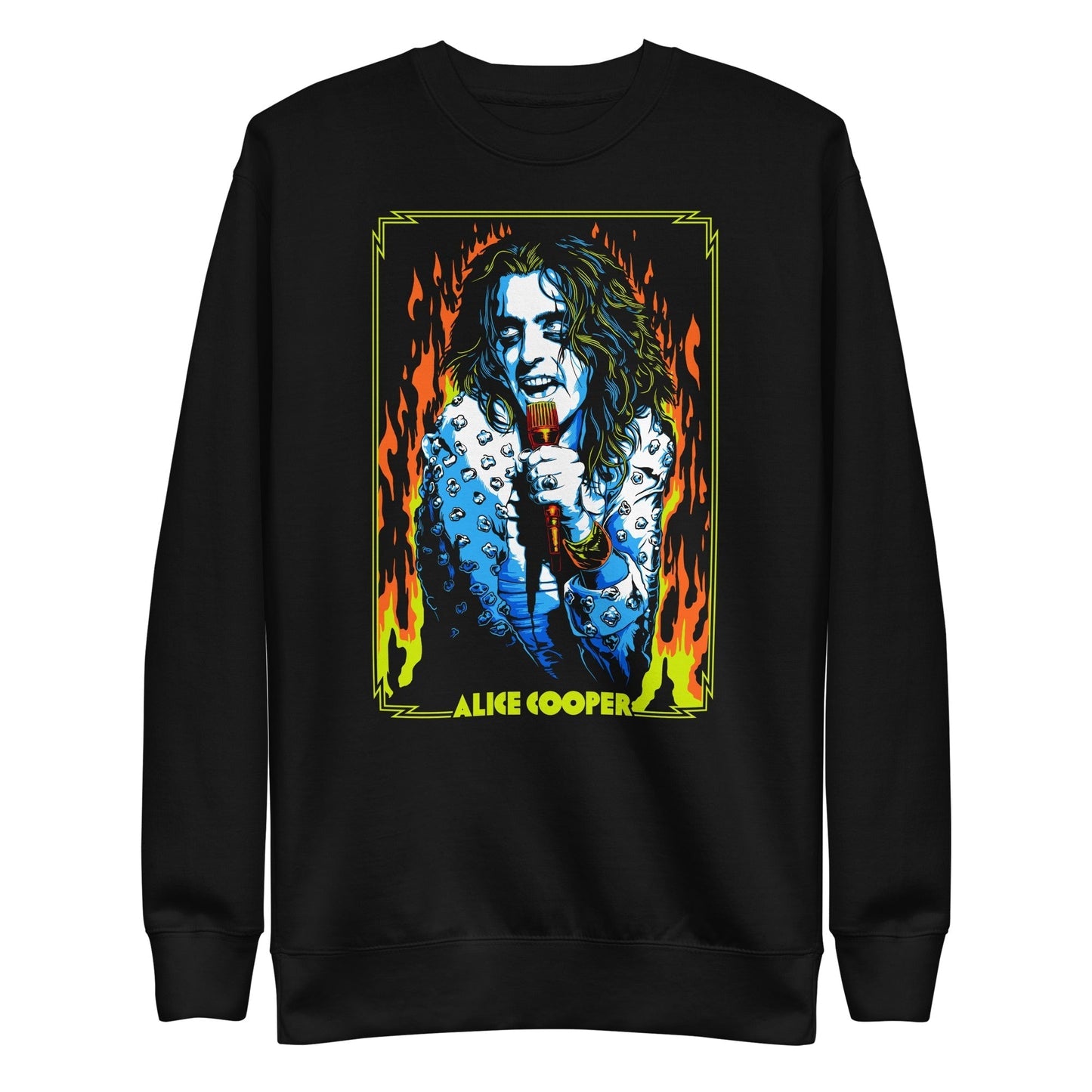 MerchMoment Alice Cooper - Flames Sweatshirt [Apparel]