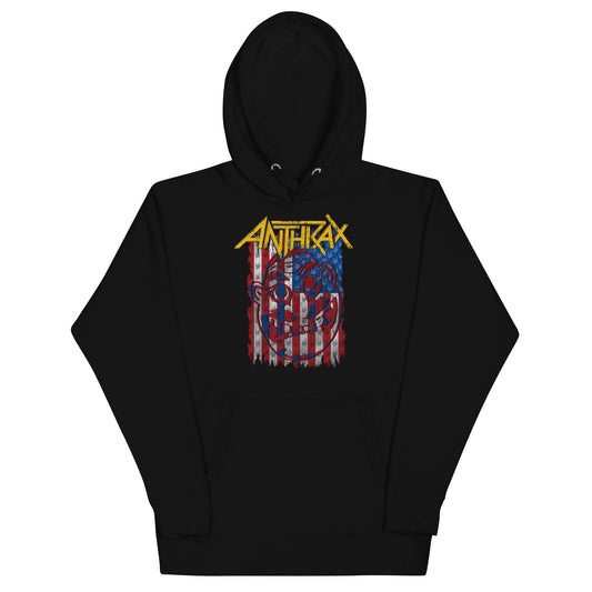 MerchMoment Anthrax - American Flag Hoodie [Apparel]