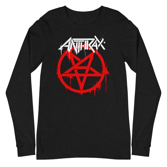 MerchMoment Anthrax - Pentagram Logo Long Sleeve T-Shirt [Apparel]